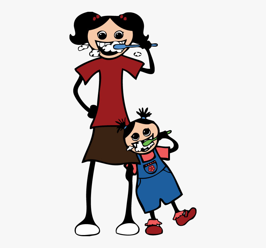 Young Patients Quickly Discover Visiting The Dentist - Cartoon, Transparent Clipart