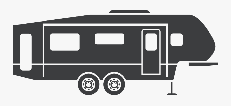 Transparent Camper Clipart - Fifth Wheel Clipart, Transparent Clipart