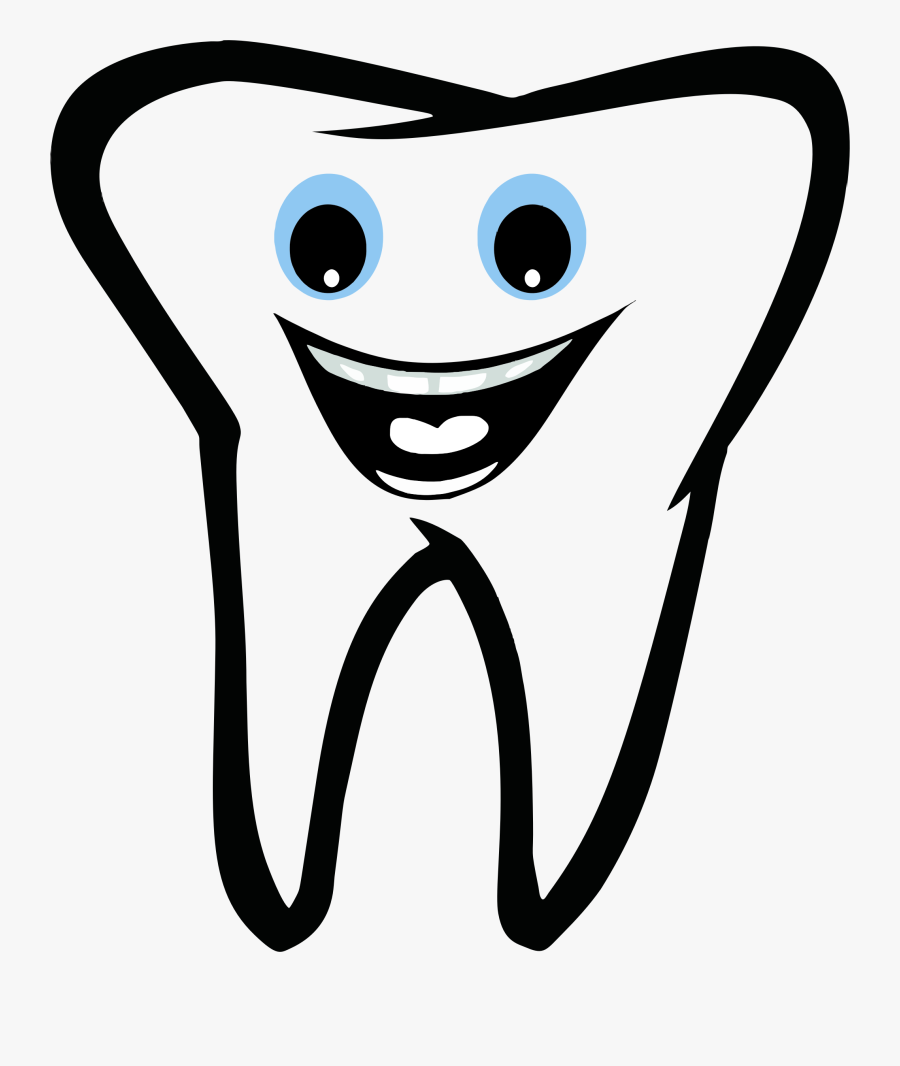 Emotion,line Art,head - Anthropomorphic Teeth, Transparent Clipart