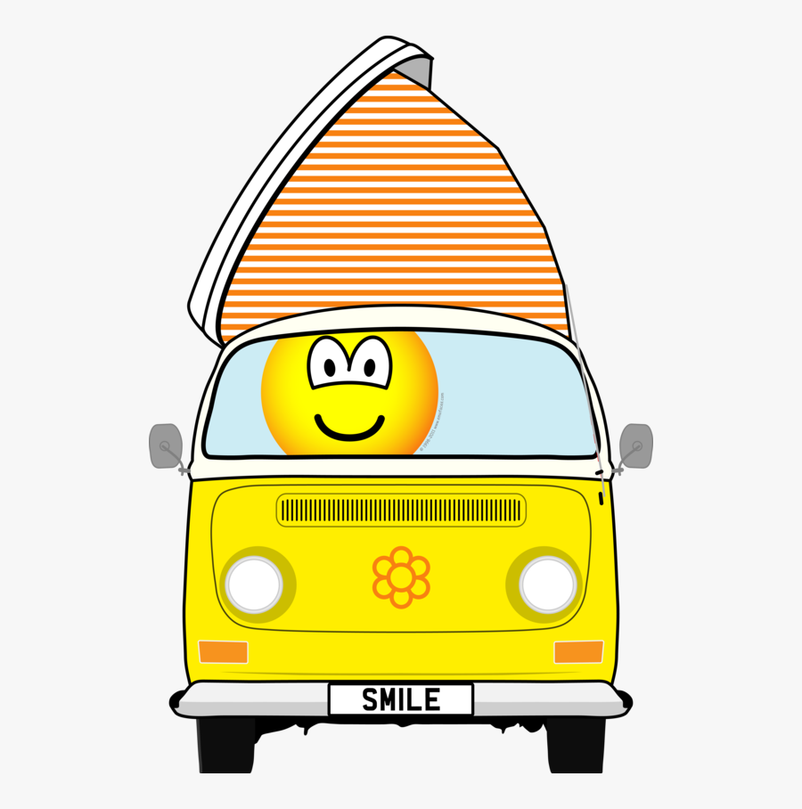 Clip Art Emoticons Emoticones Emoticonsemoticones - Campervan Emoji, Transparent Clipart