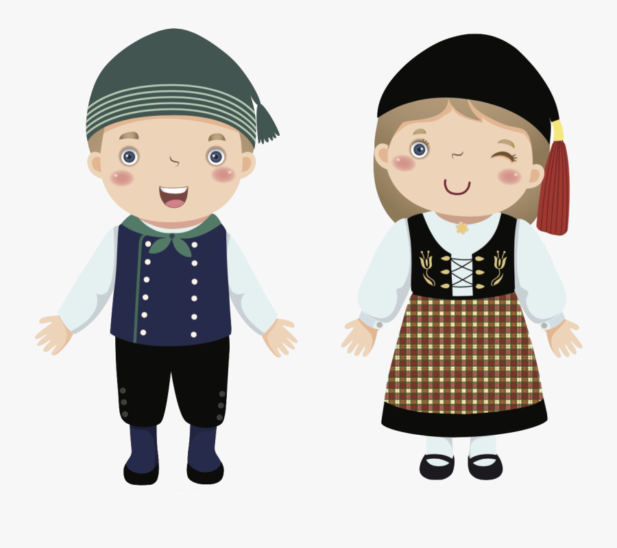 Transparent Hike Png - Iceland People Cartoon, Transparent Clipart