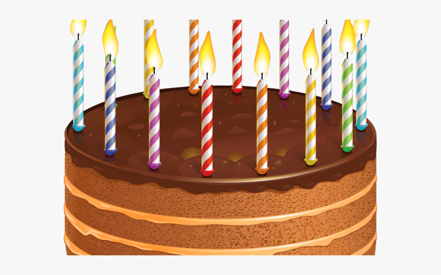 Transparent Birthday Candles Clipart - Birthday Candle Transparent Background, Transparent Clipart