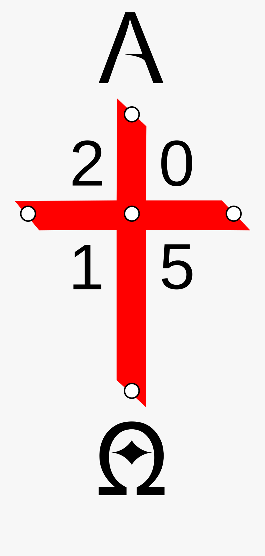 Clipart - Simbolos Del Cirio Pascual, Transparent Clipart