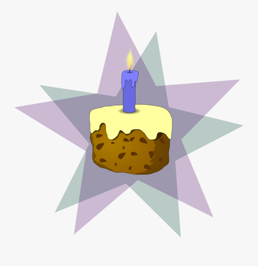 Cake And Candle Svg Clip Arts - Clipart 1st Birthday Logos, Transparent Clipart