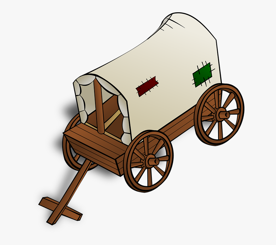 Caravan - Clipart - Old Wagon Clipart, Transparent Clipart