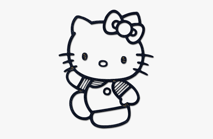 Panda Free Images - Hello Kitty Hd Colouring Pages, Transparent Clipart