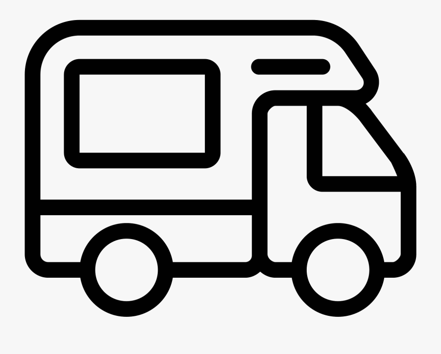 Caravan Clipart Motorhome - Camper Icon Png, Transparent Clipart