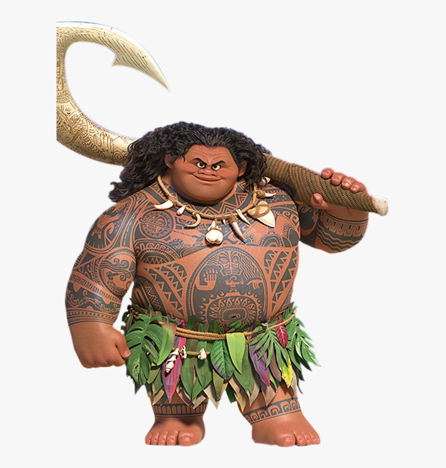 Moana Desenho Png - Maui Moana Cartoon, Transparent Clipart