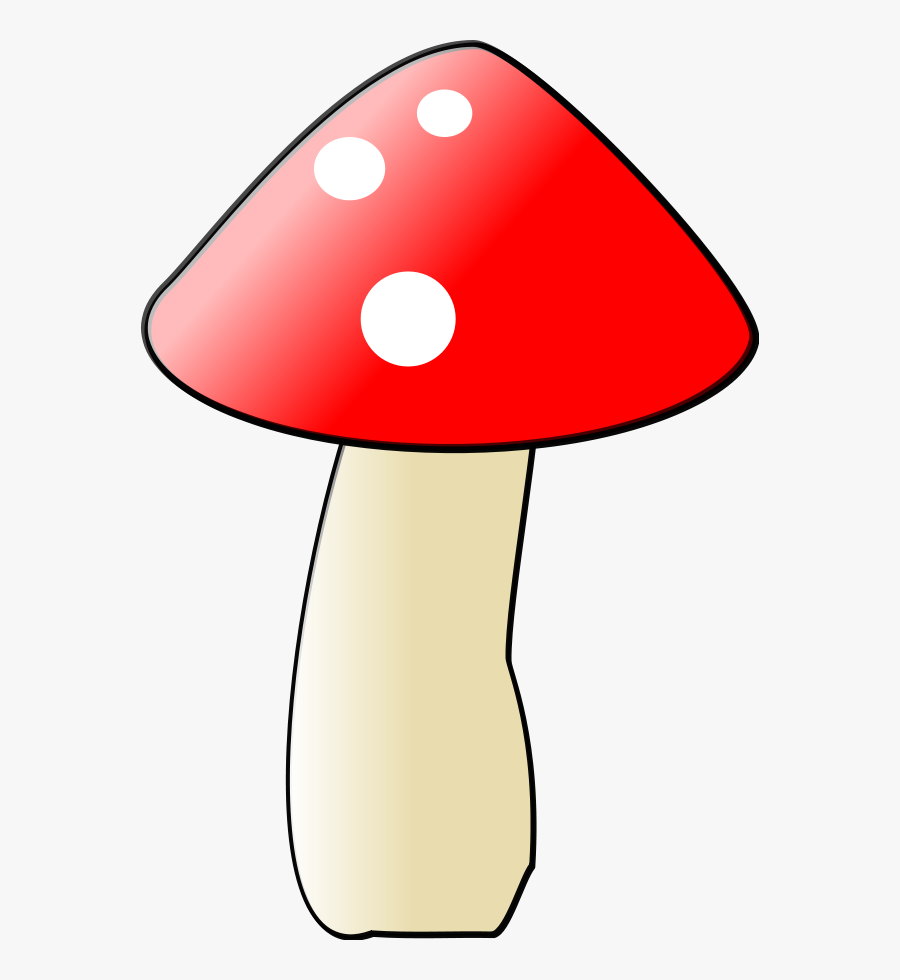 Mushroom Clip Art - Cartoon Mushroom, Transparent Clipart