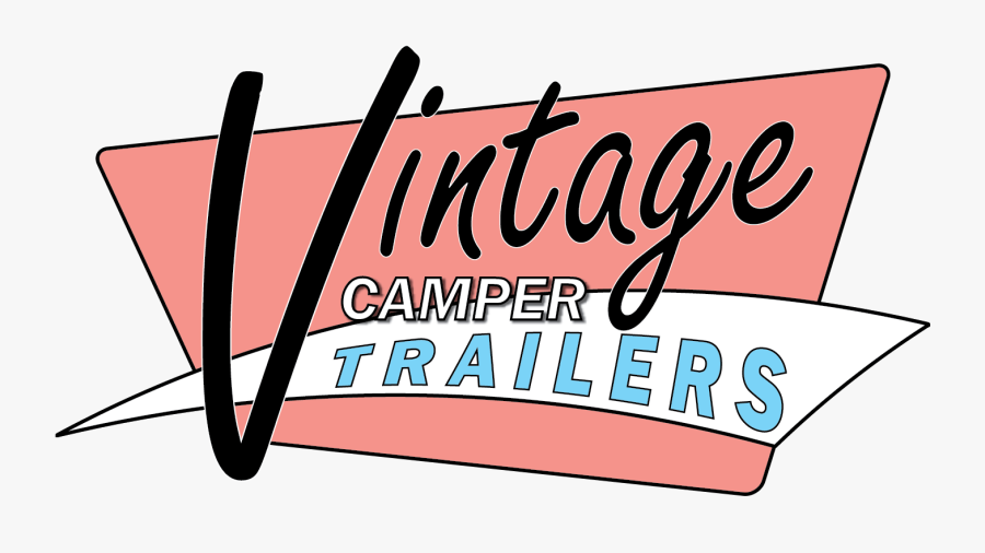Vintage Camper Trailers Logo, Transparent Clipart