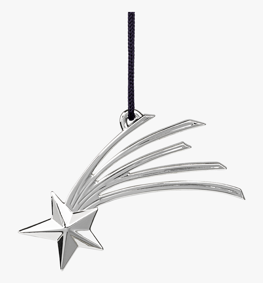 Free Download Shooting Star 6 Cm, Silverplated Clipart - Necklace, Transparent Clipart