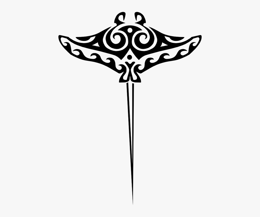 Moana Manta Ray Tattoo Clipart , Png Download - Manta Ray Moana Tattoo, Transparent Clipart