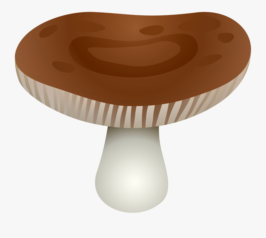 Brown Transparent Mushroom Png Clipart - Mushroom Clipart Transparent Background, Transparent Clipart