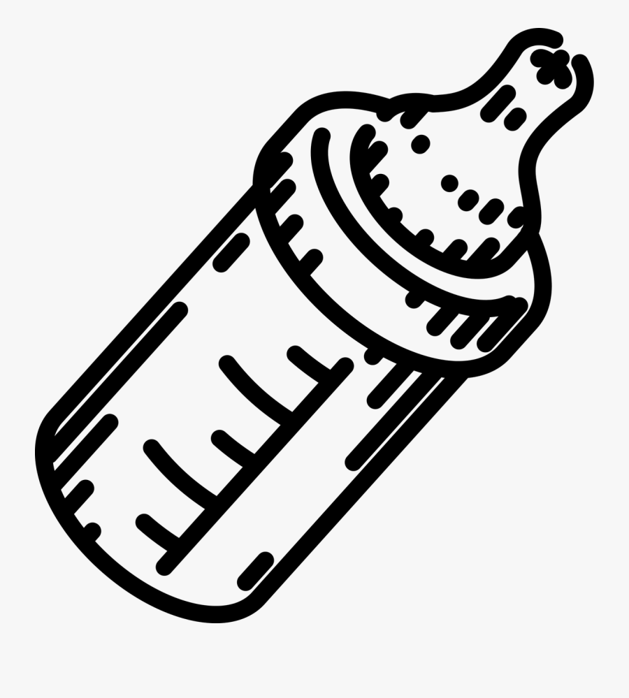 Line Art,area,monochrome Photography - Toy Of A Baby Clipart Black And White, Transparent Clipart