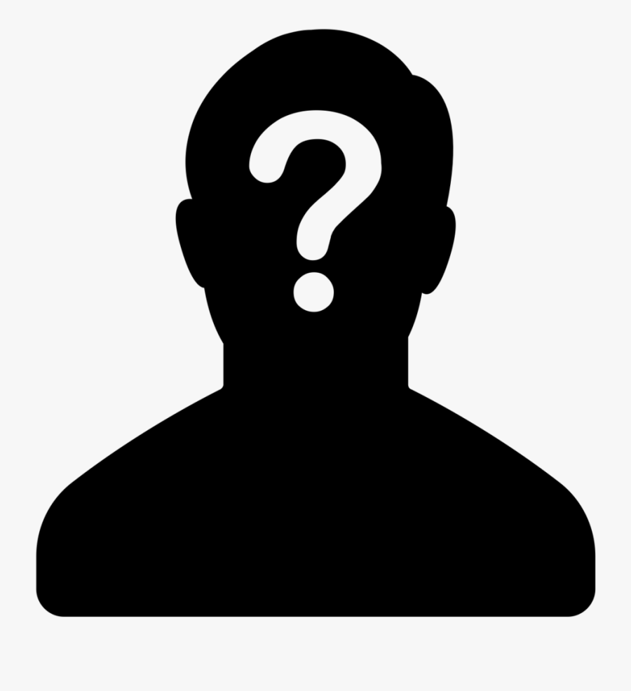 Thumb Image - Silhouette With Question Mark Png, Transparent Clipart