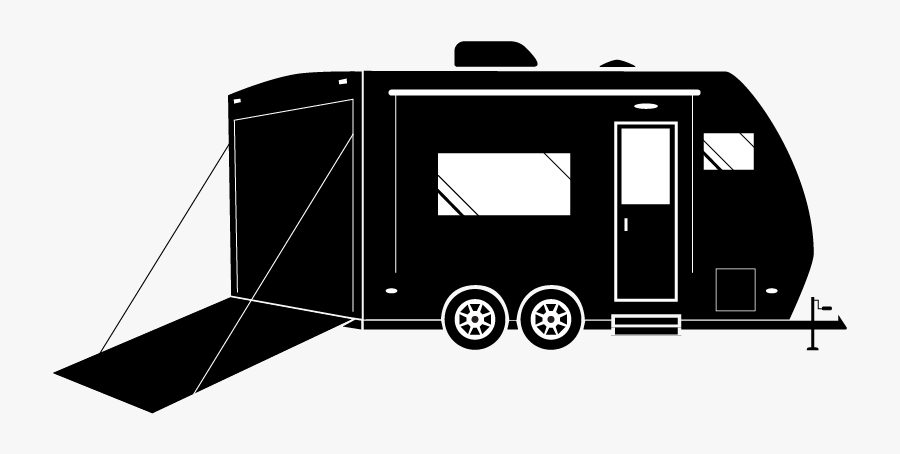 Toy Hauler Camper Clip Art, Transparent Clipart