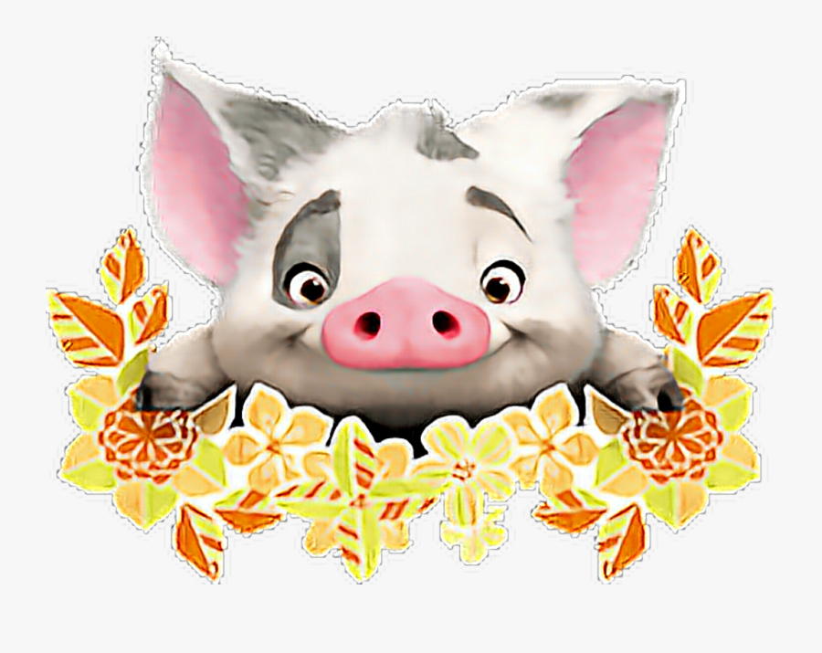 Transparent Moana Clip Art - Cute Pua From Moana, Transparent Clipart