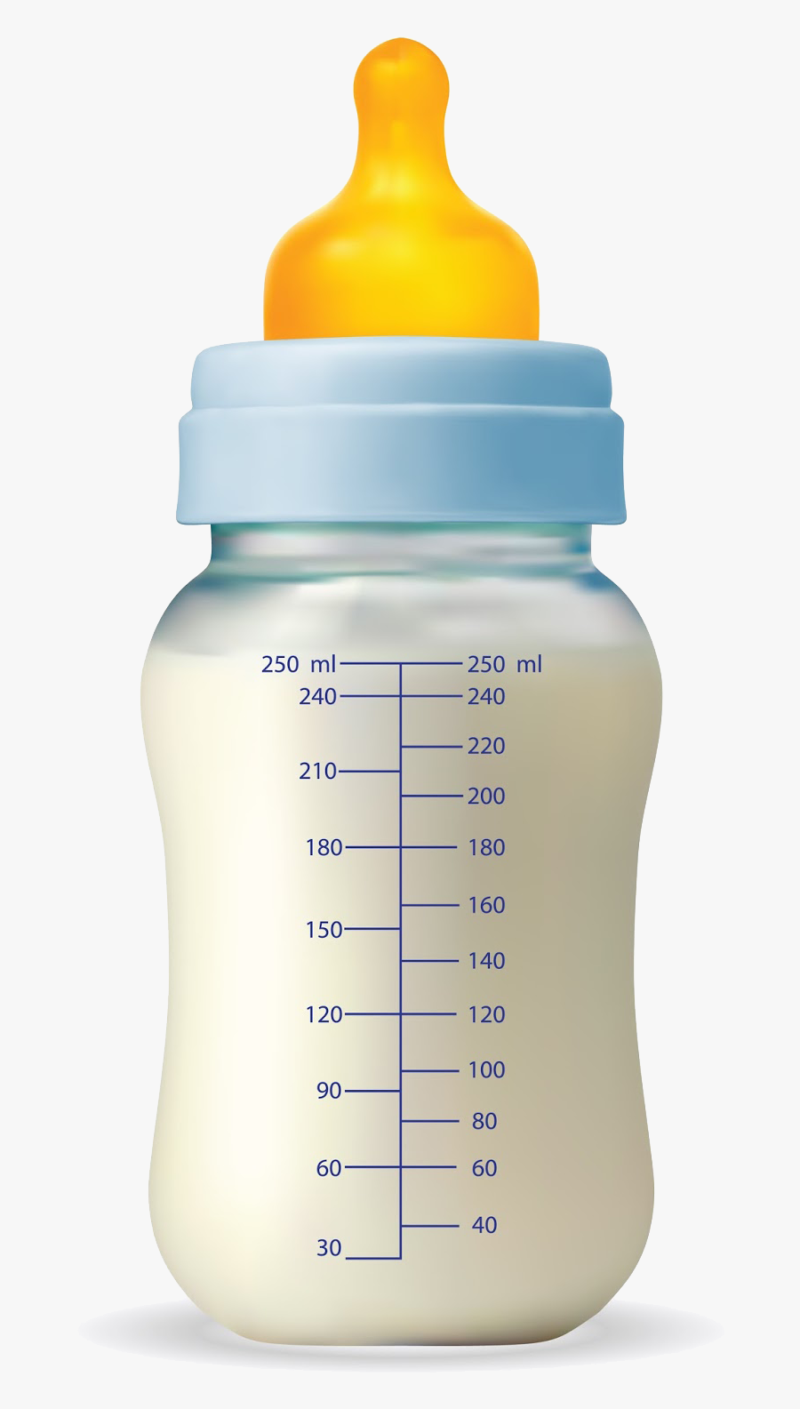 Clip Art Baby Bottle Transparent - Baby Bottle Transparent Background