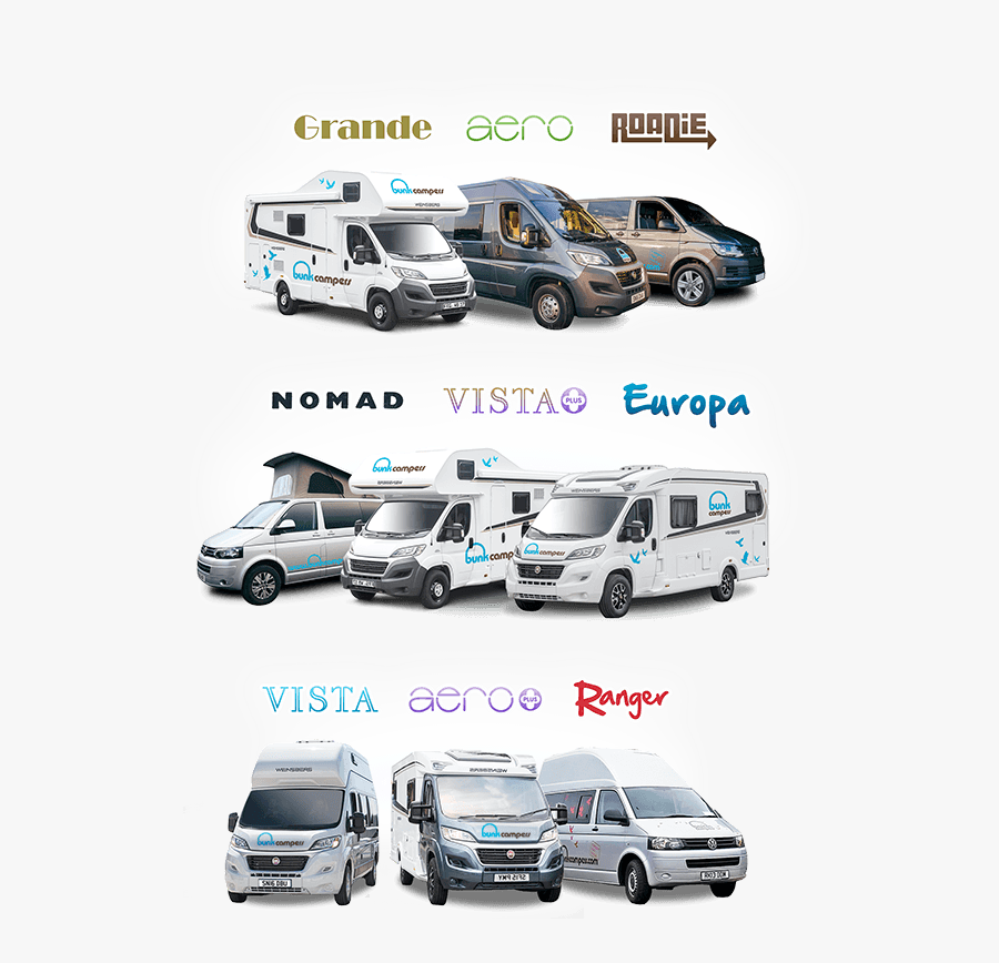 Hippie Clipart Campervan - Bunk Campers, Transparent Clipart