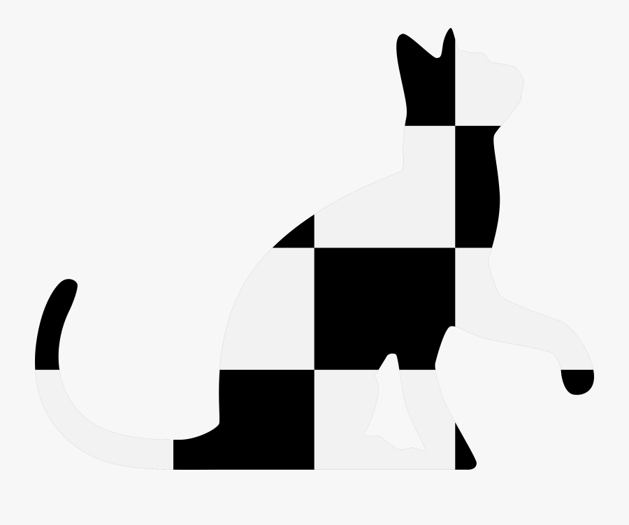 Cat Boston Terrier Kitten Computer Icons - Checkered Cat, Transparent Clipart