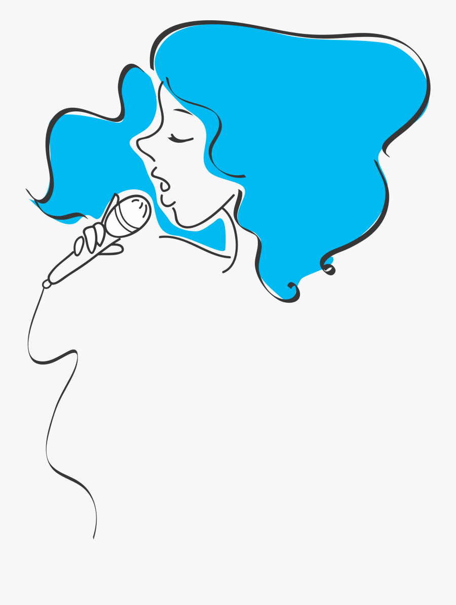 Singing Big Image Png - Clipart Png Woman Singing, Transparent Clipart