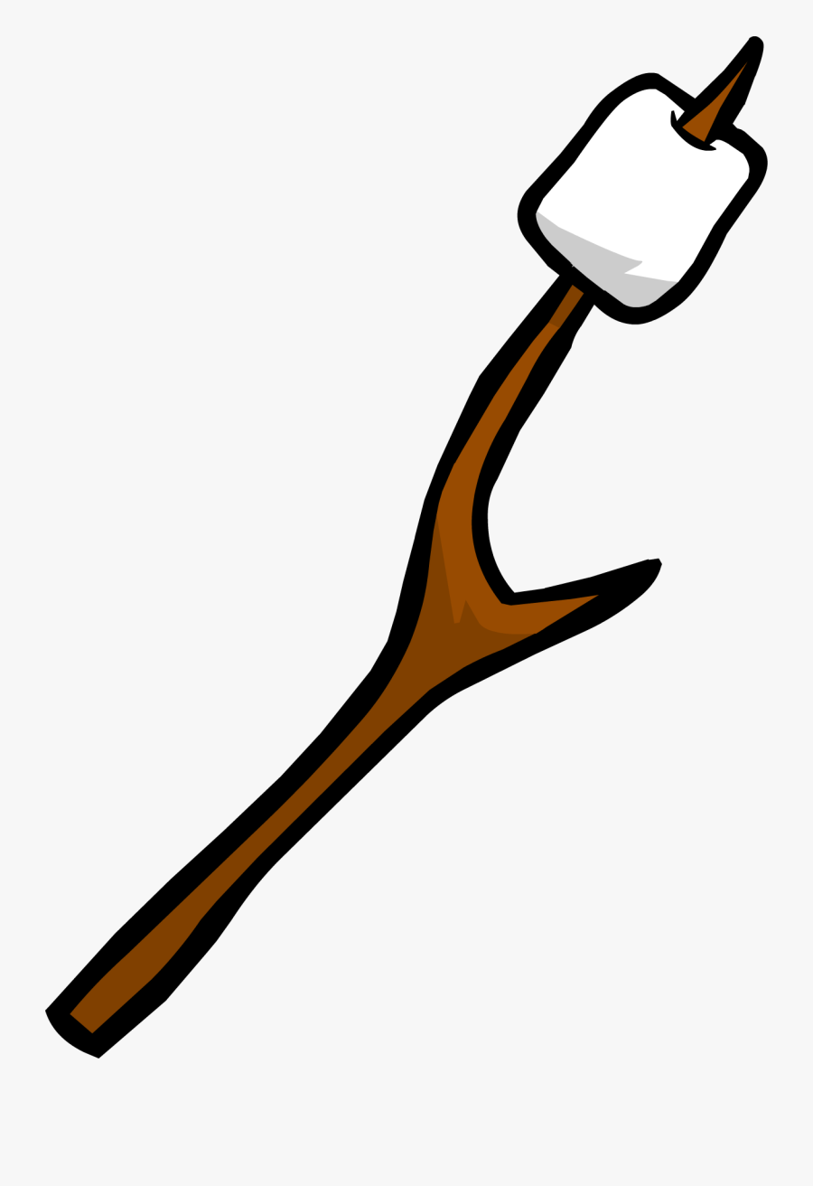 Marshmallow Clip Art Marshmello On A Stick , Free Transparent Clipart