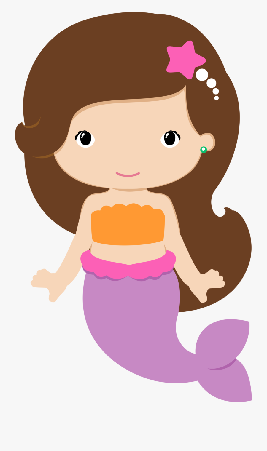 Shared Ver Todas - Mermaid Clipart, Transparent Clipart