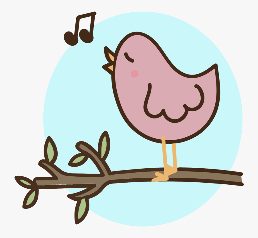 Drawing Art Painting Singing Music Cc0 - Drawing Of Singing Birds, Transparent Clipart