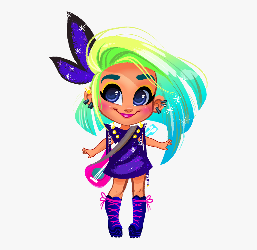 Singing Clipart Harmony - Boneca Hairdorables, Transparent Clipart