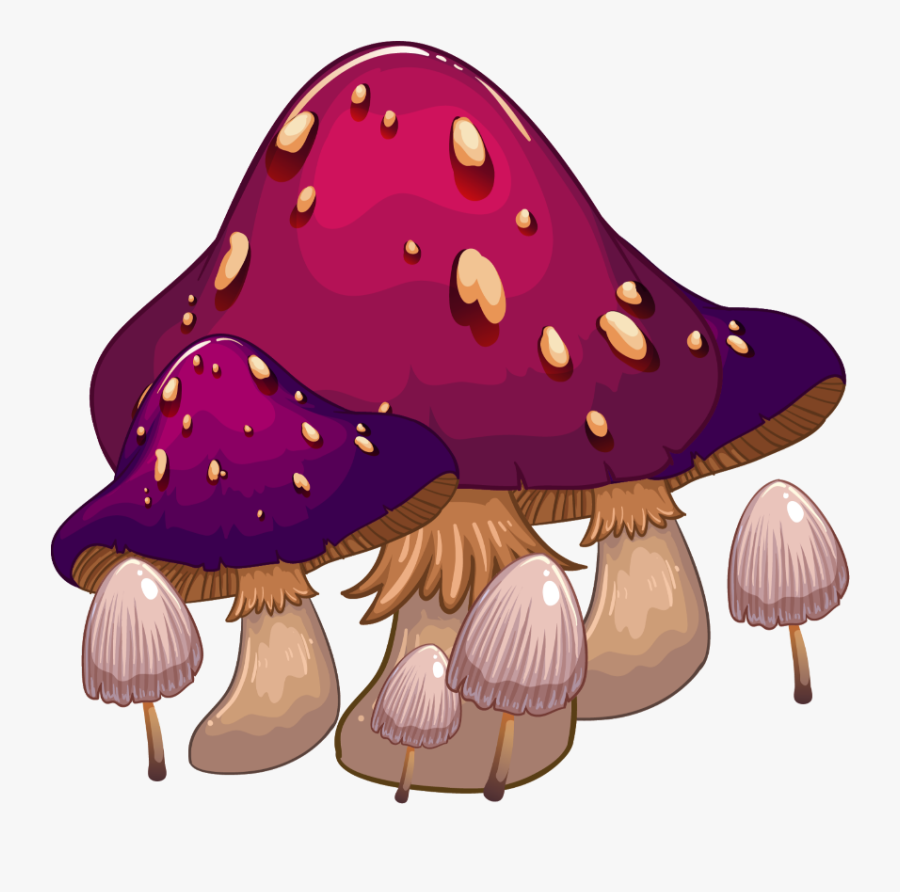 #mq #purple #mushroom #mushrooms #toads - Vector Art Wooden Board, Transparent Clipart