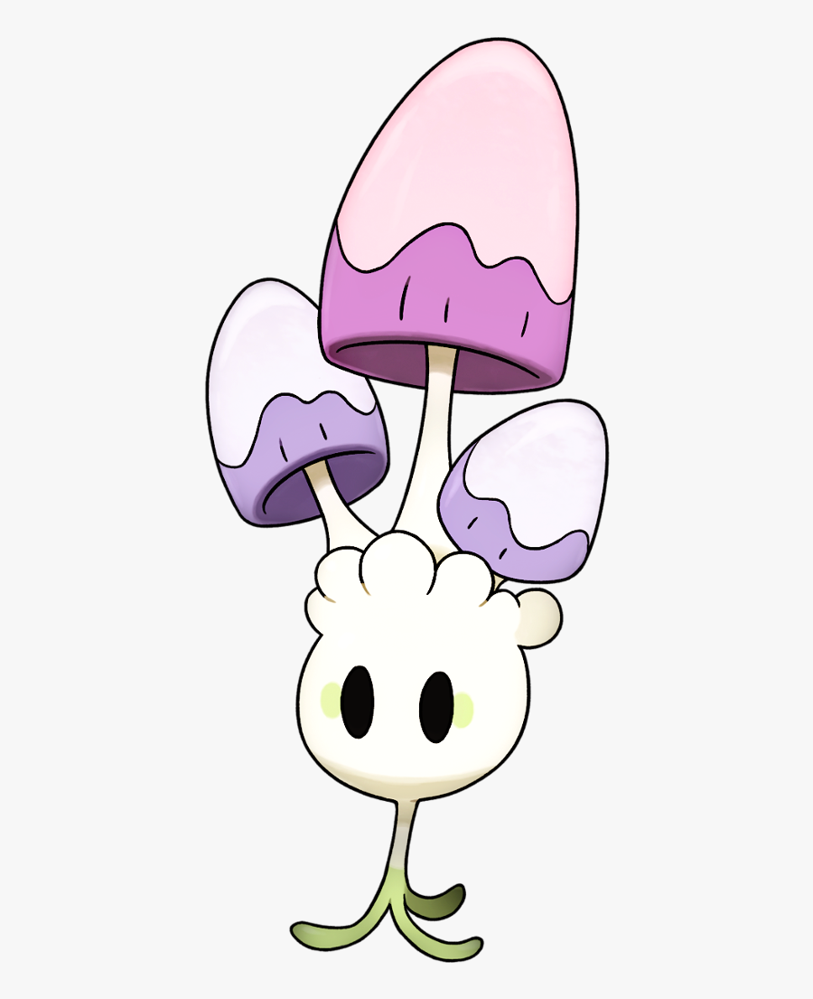 Transparent Fungi Clipart - Pokemon Morelull Type, Transparent Clipart