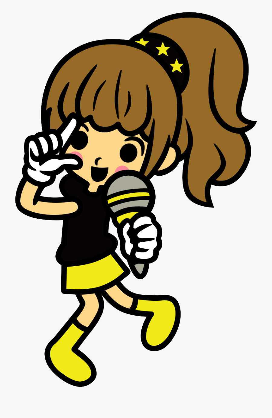 Image - Pop Singer Rhythm Heaven, Transparent Clipart