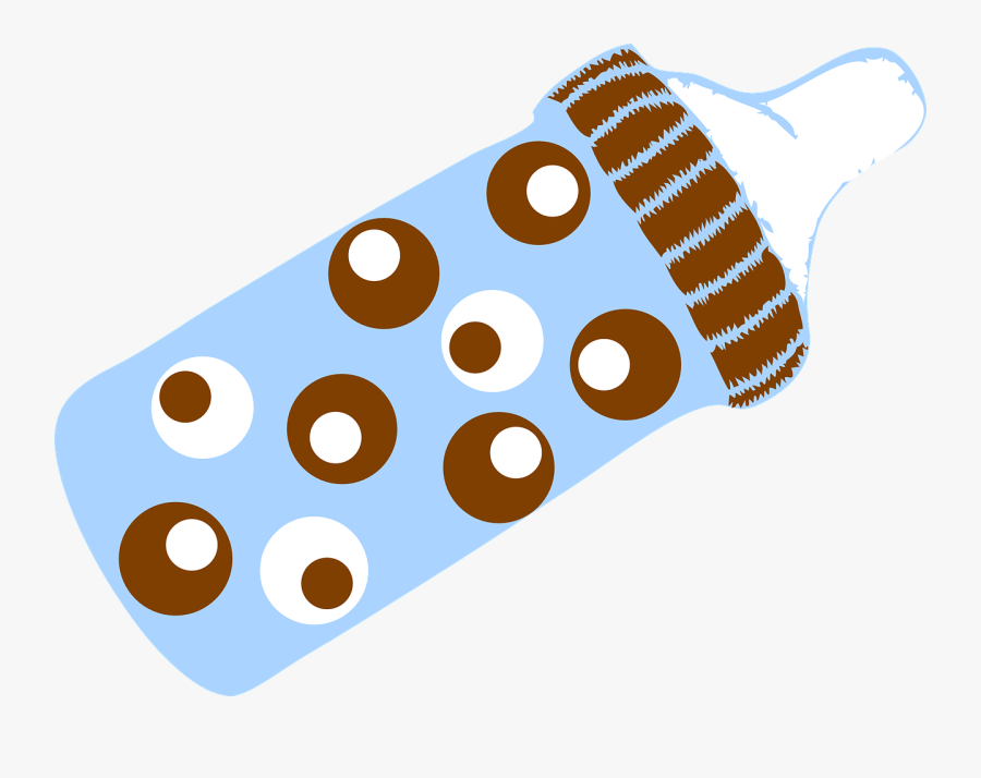 Baby Bottle, Bottle, Feed, Baby - Pink Baby Bottle Clip Art, Transparent Clipart