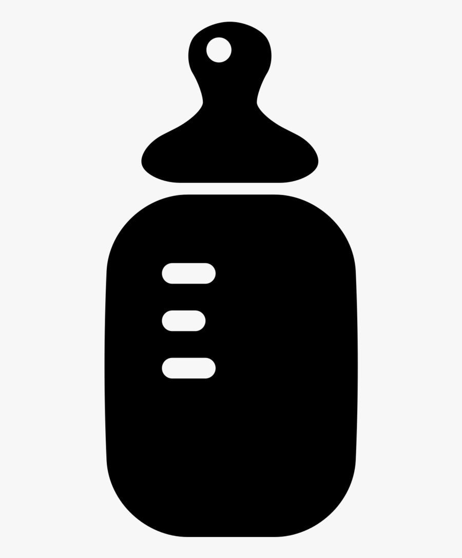 Transparent Baby Bottle Clipart - Baby Bottle Clipart Black And White, Transparent Clipart