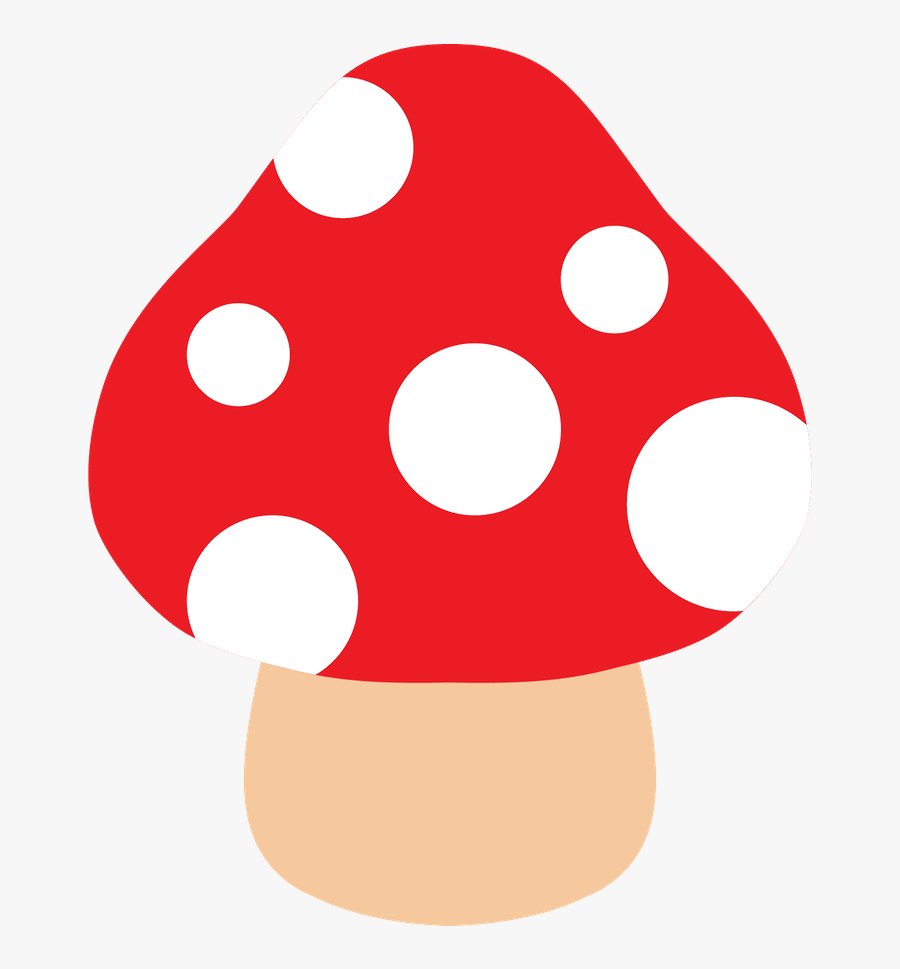 Gnome Clipart Red Mushroom - Circle, Transparent Clipart