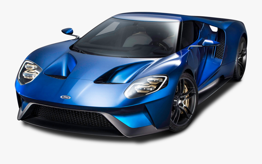 Blue Race Car Png Transparent Blue Race Car - 2017 Ford Gt Horsepower, Transparent Clipart