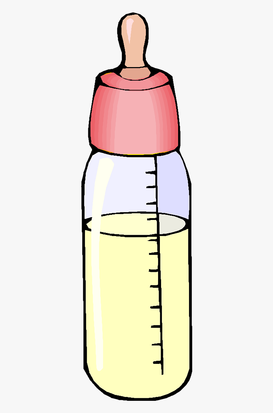 Bottles Clip Art Transprent - Milk Bottle Clip Art, Transparent Clipart