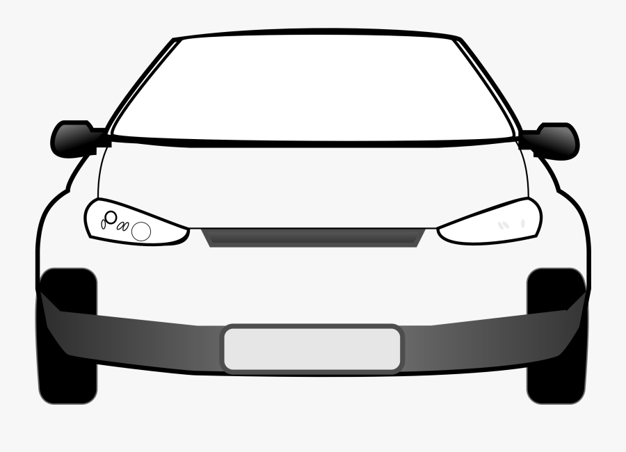 Race Car Clipart Black And White - White Car Clipart Png, Transparent Clipart