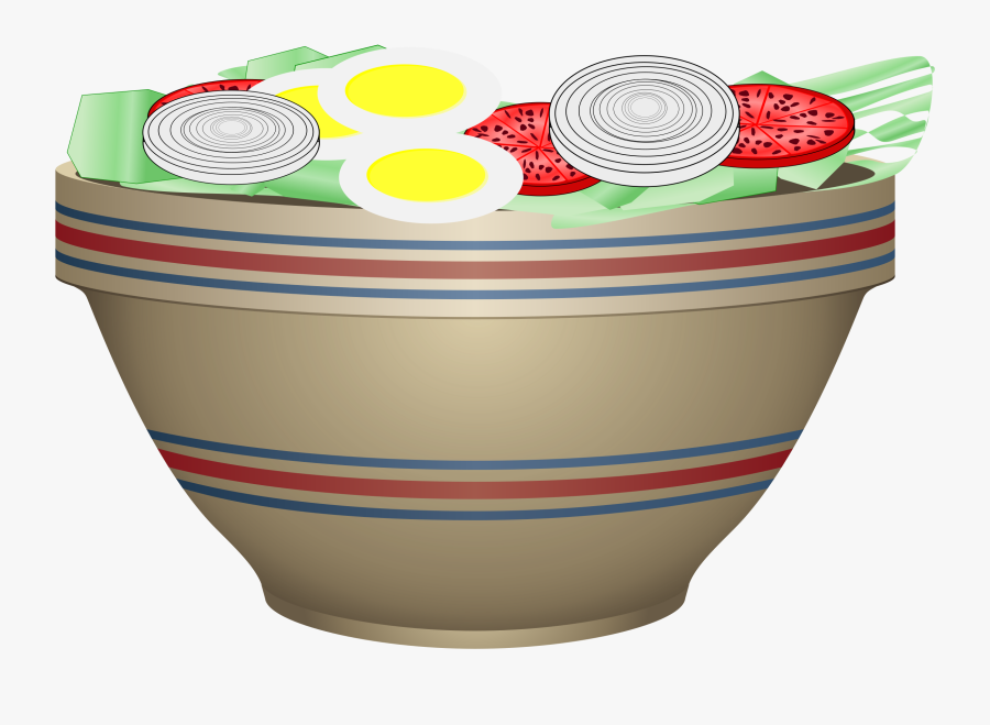 Salad Free To Use Clip Art - Salad, Transparent Clipart