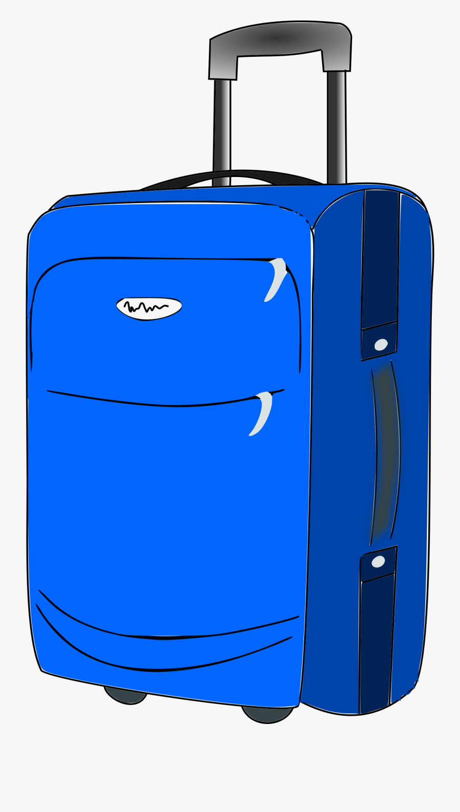 Suitcase Clipart - Luggage Clipart, Transparent Clipart