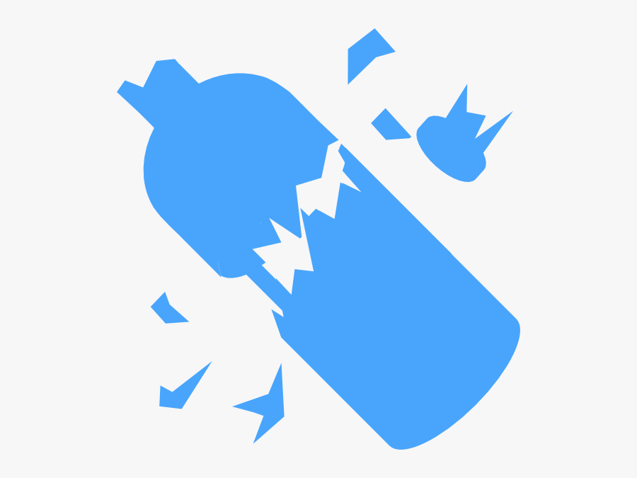 Bottle Svg Clip Arts - Broken Glass Bottle Clipart, Transparent Clipart