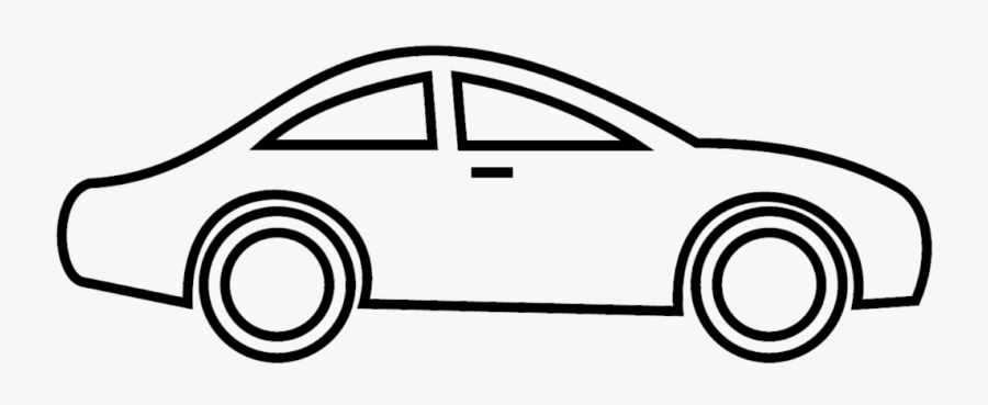 Black And White Car Clip Art, Transparent Clipart