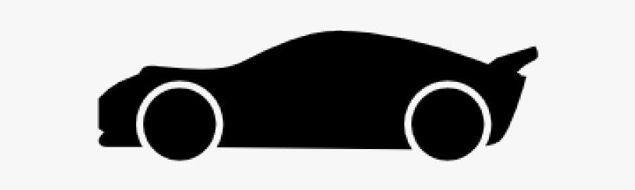 Race Car Silhouette Clipart, Transparent Clipart