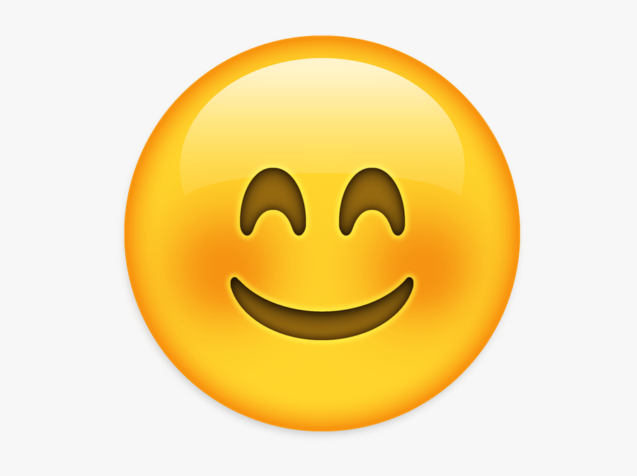 Emoticon Smile Emoji Happy Happiness Happy Face - Happy Face Emoji Clipart, Transparent Clipart