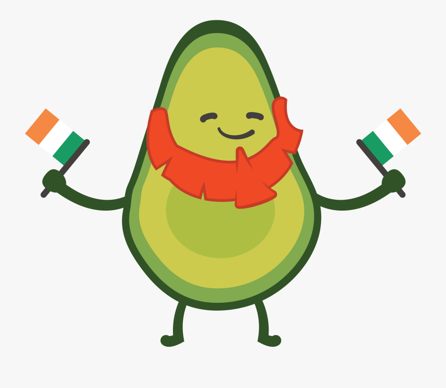 Looks Like There Are Irish Avocados Transparent Avocado Cartoon Png