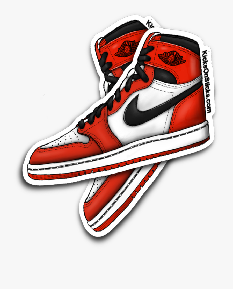 Jordan 1 "chicago - Air Jordan 1 Clipart, Transparent Clipart