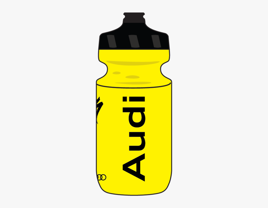 Yellow Clipart Water Bottle - Audi, Transparent Clipart