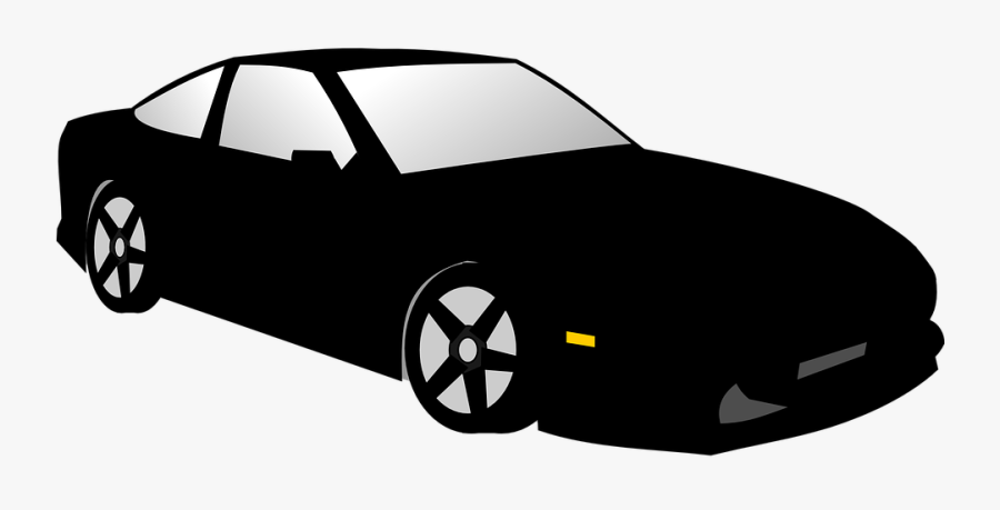 Black Clipart Race Car - Black Car Clipart Png, Transparent Clipart