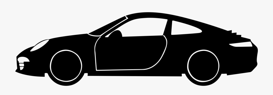 Racing Car Silhouette At Getdrawings - Porsche Clipart, Transparent Clipart