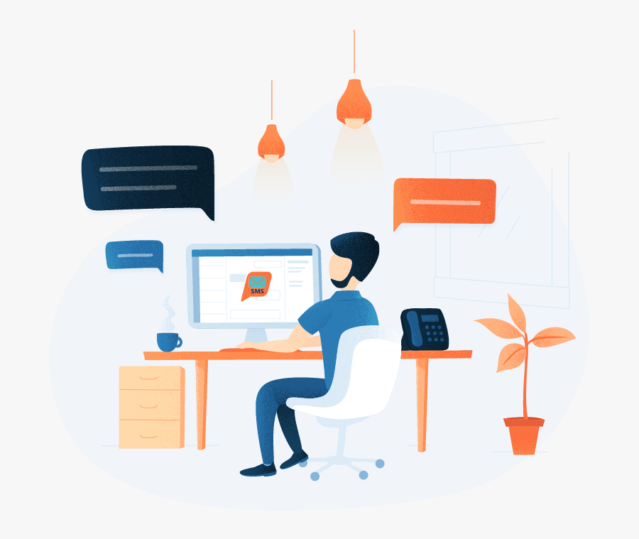 Your Customers Are Only A Text Away - Text Messaging, Transparent Clipart